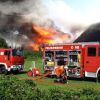 Пожар избухна край сараите на Доган в "Росенец"