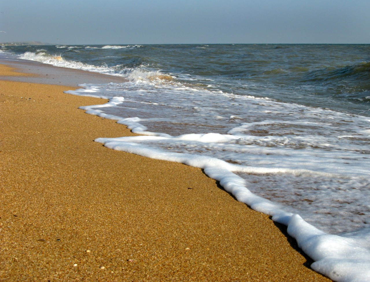 Золотой пляж Азовское море
